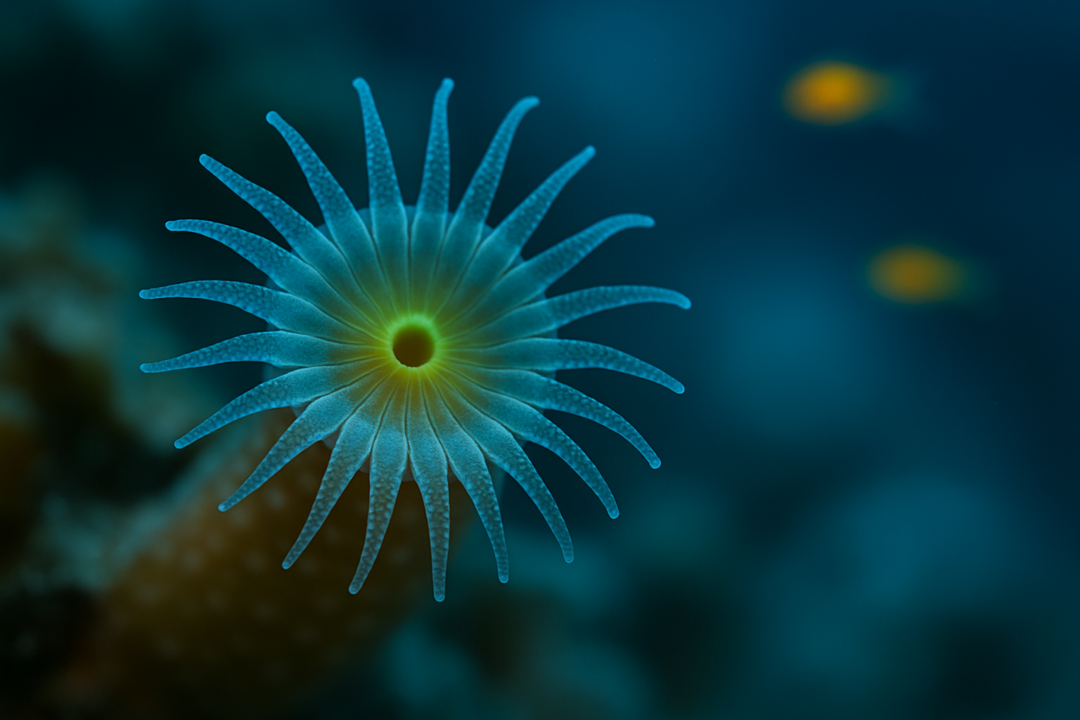 Polype d'un corail