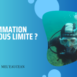 plongeur sous-marin regardant son manomètre – consommation d’air en plongée